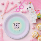 天使のナンバーズ777運 ペーパープレート (パーティー)