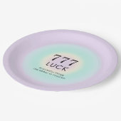 天使のナンバーズ777運 ペーパープレート (アングル)