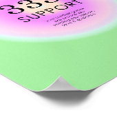 天使のナンバーズNumerology 333意味サポート ポスター (角)