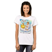 天使のニワトリジョーク Tシャツ