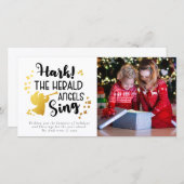 天使のハロルドが歌う ゴールドフォイル写真 シーズンカード (正面/裏面)