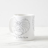 天使のハートのマグ コーヒーマグカップ (正面左)