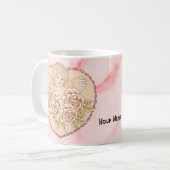 天使のハート コーヒーマグカップ (正面左)