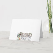 天使のパグの天使のギフト項目 カード (裏面)