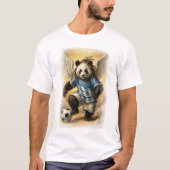 天使のパンダが Tシャツ (正面)