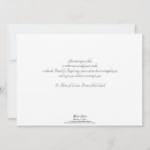 天使のパン第一聖餐式 招待状 (裏面)