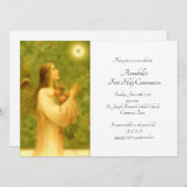 天使のパン第一聖餐式 招待状 (正面/裏面)