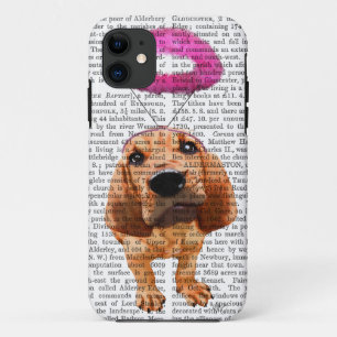 天使のピンクのハローのブラッドハウンド iPhone 11 ケース