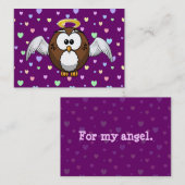 天使のフクロウ 名刺 (正面/裏面)