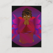 天使のベビーの洗礼I 名刺 (裏面)