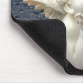 天使のベビーの翼のキューピッドのPutto Amor愛 マウスパッド (コーナー)