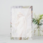 天使のボーダー 便箋 (スタンド正面)