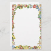 天使のボーダー 便箋 (正面/裏面)