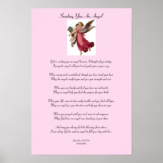 天使のポスターを送る ポスター (正面)