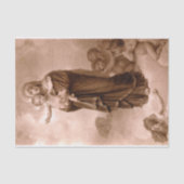 『天使のマリア』ウィリアム・ブグルローによる 薄葉紙 (正面)