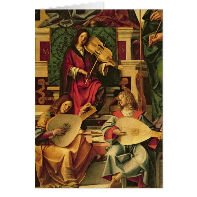 天使のミュージシャンの詳細 (正面)