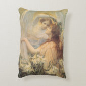天使のメッセージ by George Swinstead, ヴィンテージアート アクセントクッション (裏面(縦))