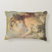 天使のメッセージ by George Swinstead, ヴィンテージアート アクセントクッション (裏面)