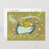 天使のメロディー葉書 ポストカード (正面/裏面)