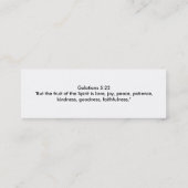 天使のモローニLDSの宣教師カード スキニー名刺 (裏面)