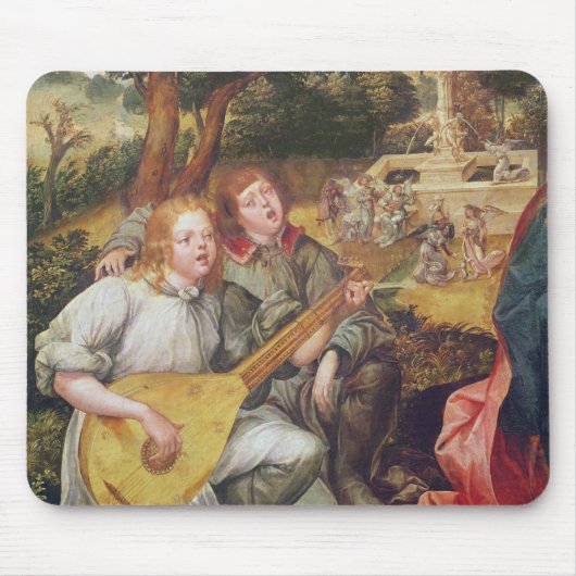 天使のヴァージンそして子供 マウスパッド (正面)