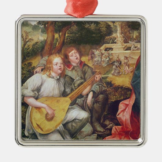 天使のヴァージンそして子供 メタルオーナメント (正面)
