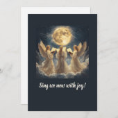 天使の三重奏のホリデーカード シーズンカード (正面/裏面)