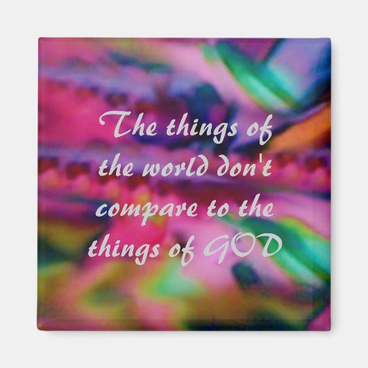 天使の上り感動的引用文美徳アート マグネット (正面)