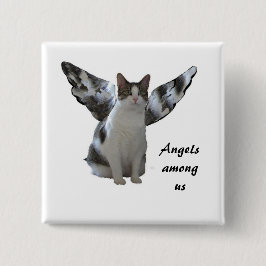 天使の中のアメリカのボタン 缶バッジ