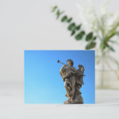 天使の像はがき ポストカード (スタンド正面)