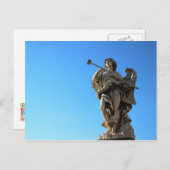 天使の像はがき ポストカード (正面/裏面)