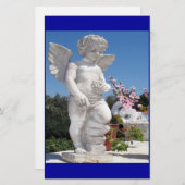 天使の像 便箋 (正面/裏面)