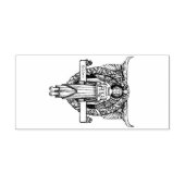 天使の元天秤座スタンプ ラバースタンプ (インプリント)