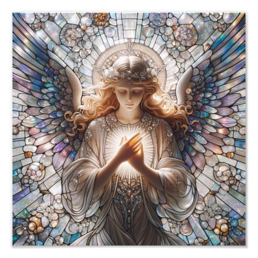 天使の光 フォトプリント            (正面)