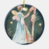 天使の冬の音楽遊の天使 セラミックオーナメント (裏面)