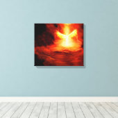 天使の到着 キャンバスプリント (インサイチュ (ウッドフロア))