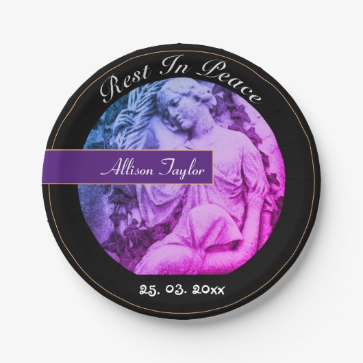 天使の喪 ペーパープレート (正面)