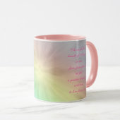 天使の囁くもののデザイン マグカップ (正面右)