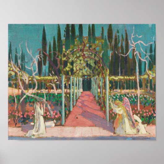 《天使の報せ》 (1907) ポスター (正面)