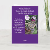 天使の墓石 カード (裏面)