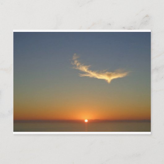 天使の夕焼け ポストカード (正面)
