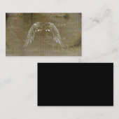 天使の天使の翼のケルト族の草の名刺 名刺 (正面/裏面)