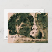 天使の天使引用文 – 天使の見積 ポストカード (正面/裏面)