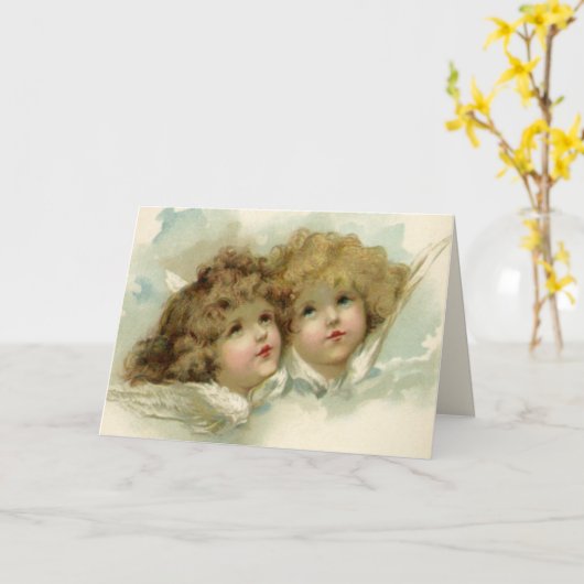 天使の天使 カード (黄色い花)