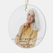 天使の天国 | バラフォイル記念写真 セラミックオーナメント (左)