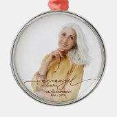 天使の天国 | バラフォイル記念写真 メタルオーナメント (正面)