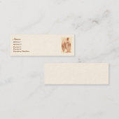 天使の女性 スキニー名刺 (正面/裏面)