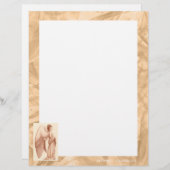 天使の女性 レターヘッド (正面/裏面)