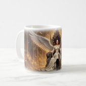 天使の女王の幻想マグカップ コーヒーマグカップ (正面左)