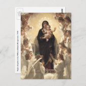 天使の女王レジーナ・アンジェロラムby Bouguerau ポストカード (正面/裏面)